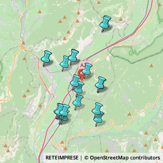 Mappa Via Brennero Località Masetto, 38016 Mezzocorona TN, Italia (3.483)