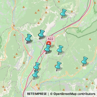 Mappa Via Brennero Località Masetto, 38016 Mezzocorona TN, Italia (3.64333)
