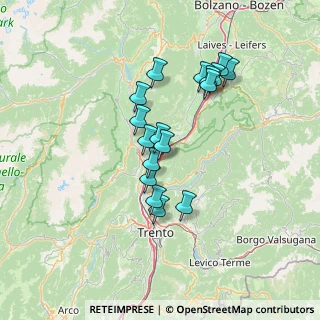 Mappa Via Brennero Località Masetto, 38016 Mezzocorona TN, Italia (11.63706)