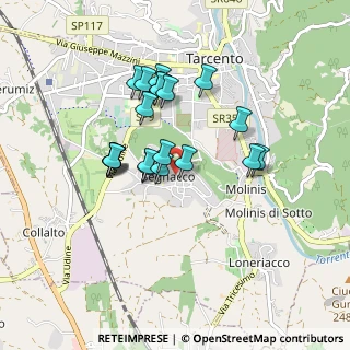 Mappa Gino, 33017 Tarcento UD, Italia (0.7215)