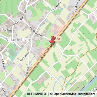Mappa Via nazionale, 84022 Villa di Tirano, Sondrio (Lombardia)