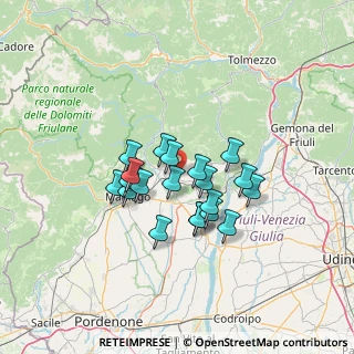 Mappa Via della Colonia, 33090 Travesio PN, Italia (10.0195)