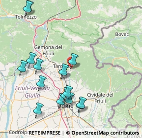 Mappa Via Vittorio Veneto, 33045 Nimis UD, Italia (17.10313)