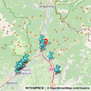 Mappa Loc ponte per Soverzene, 32014 Ponte Nelle Alpi BL, Italia (5.07533)