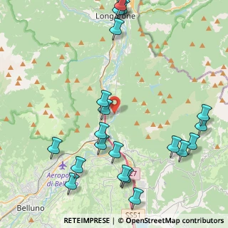 Mappa Loc ponte per Soverzene, 32014 Ponte Nelle Alpi BL, Italia (5.2865)