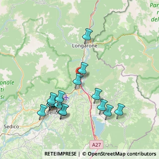 Mappa Frazione Pian di Vedoia, 32014 Ponte nelle Alpi BL, Italia (8.16375)