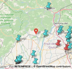 Mappa Via Praforte, 33090 Travesio PN, Italia (25.2805)