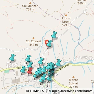 Mappa Via Praforte, 33090 Travesio PN, Italia (0.64593)
