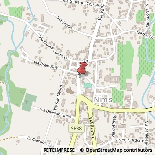 Mappa Via Centa, 16, 33045 Nimis, Udine (Friuli-Venezia Giulia)