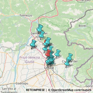 Mappa Via Pasquali, 33017 Tarcento UD, Italia (10.84263)