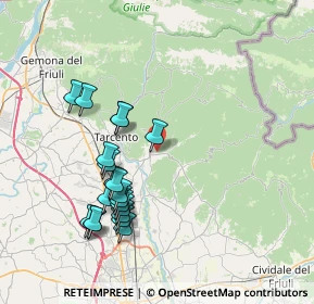 Mappa Via Gori G. B, 33045 Nimis UD, Italia (7.556)