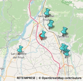 Mappa Strada provinciale osovana, 33030 Buja UD, Italia (7.43818)