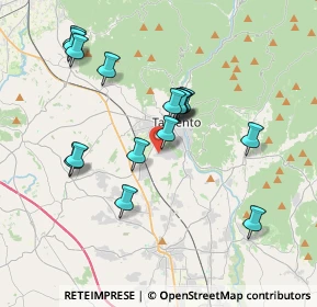 Mappa Via Vittorio Alfieri, 33017 Tarcento UD, Italia (3.44563)