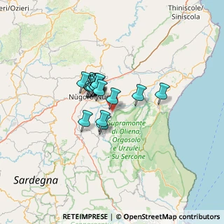 Mappa Via San Martino, 08025 Oliena NU (8.8495)