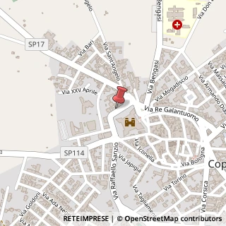 Mappa Via Evangelista Menga, 4, 73043 Copertino, Lecce (Puglia)