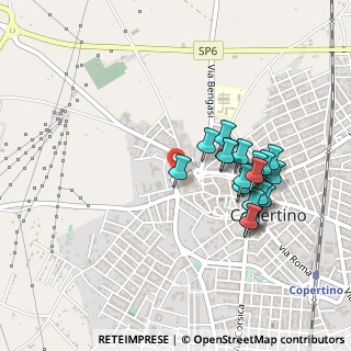 Mappa Via Evangelista Menga, 73043 Copertino LE, Italia (0.469)
