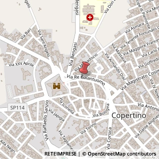 Mappa Via Re Galantuomo, 65, 73043 Copertino, Lecce (Puglia)
