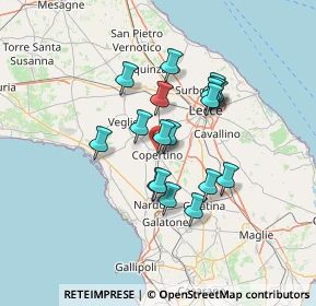 Mappa Via Magistrato Mariano, 73043 Copertino LE, Italia (11.63056)