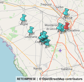 Mappa Via Magistrato Mariano, 73043 Copertino LE, Italia (4.82923)