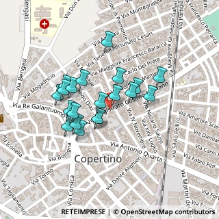 Mappa Via Magistrato Mariano, 73043 Copertino LE, Italia (0.1965)