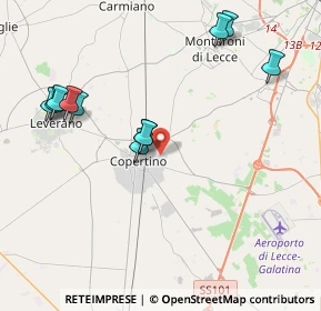 Mappa Via Carlo V, 73043 Copertino LE, Italia (4.70455)
