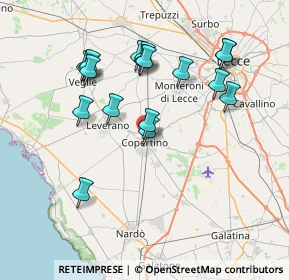 Mappa Galatone, 73043 Copertino LE, Italia (8.01444)