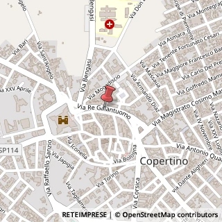 Mappa Via re galantuomo 20, 73043 Copertino, Lecce (Puglia)