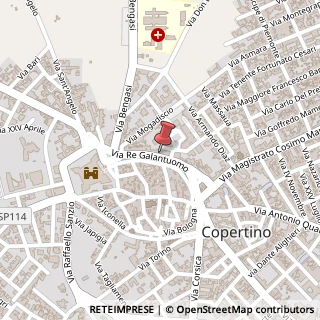 Mappa Via Re Galantuomo, 9, 73043 Copertino, Lecce (Puglia)