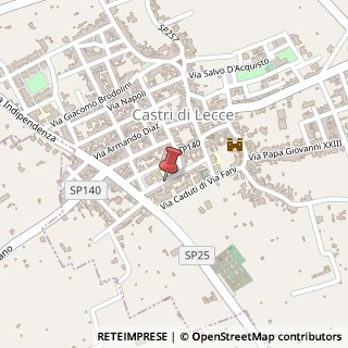Mappa Via Mazzini, 47, 73020 Castri di Lecce, Lecce (Puglia)