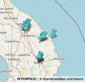 Mappa Piazza Sandro Pertini, 73026 Melendugno LE, Italia (13.14333)