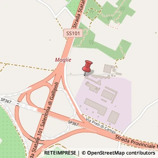 Mappa Via Preti di Campi, 28, 73010 Lequile, Lecce (Puglia)