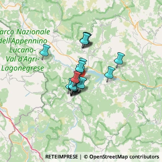 Mappa Strada Provinciale 104 Grumento - Spinoso, 85050 Sarconi PZ, Italia (4.86)