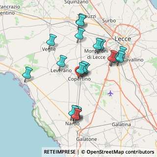 Mappa Via Malta, 73043 Copertino LE, Italia (8.19)