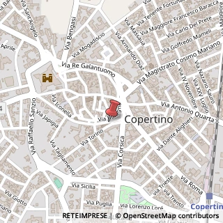Mappa Via garibaldi giuseppe 24, 73043 Copertino, Lecce (Puglia)