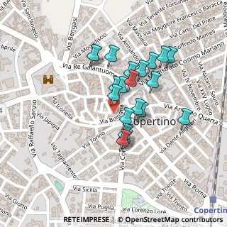 Mappa Via Malta, 73043 Copertino LE, Italia (0.1945)