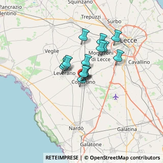 Mappa Via San Giuseppe, 73043 Copertino LE, Italia (4.92071)