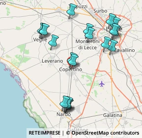Mappa Via Antonio Quarta, 73043 Copertino LE, Italia (9.2445)