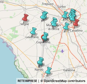 Mappa Via Antonio Quarta, 73043 Copertino LE, Italia (9.623)