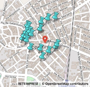 Mappa Via Antonio Quarta, 73043 Copertino LE, Italia (0.21)