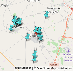 Mappa Via Antonio Quarta, 73043 Copertino LE, Italia (4.046)