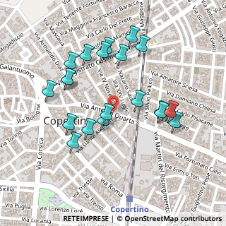 Mappa Via Cesare Battisti, 73043 Copertino LE, Italia (0.2545)
