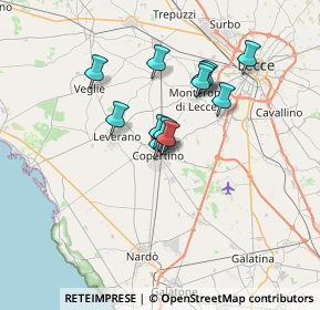 Mappa Via Cesare Battisti, 73043 Copertino LE, Italia (5.565)