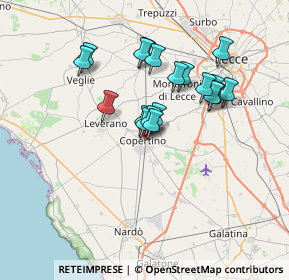 Mappa Via Cesare Battisti, 73043 Copertino LE, Italia (6.32474)