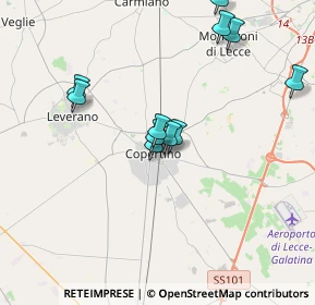 Mappa Via Cesare Battisti, 73043 Copertino LE, Italia (3.73818)