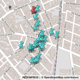 Mappa Via Cesare Battisti, 73043 Copertino LE, Italia (0.11034)