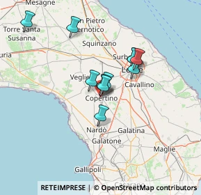 Mappa Via Gianserio Strafella, 73043 Copertino LE, Italia (11.40545)