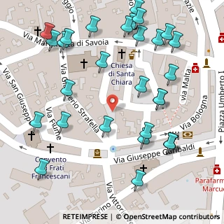 Mappa Via Gianserio Strafella, 73043 Copertino LE, Italia (0.0931)