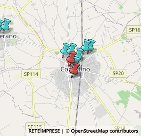 Mappa Via Gianserio Strafella, 73043 Copertino LE, Italia (1.37364)