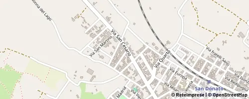 Mappa San Donato di Lecce