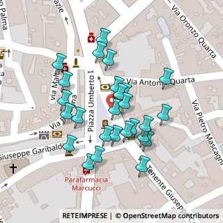 Mappa Piazza Umberto I, 73043 Copertino LE, Italia (0.05538)